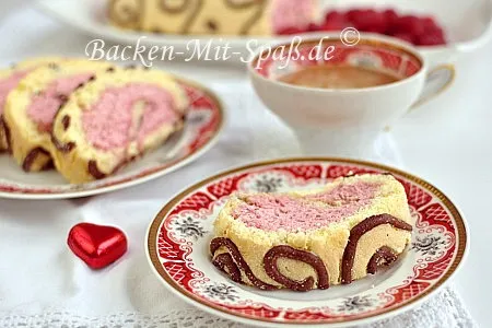 Himbeerroulade Himbeerroulade