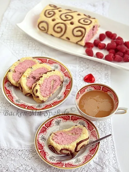Himbeerroulade Himbeerroulade