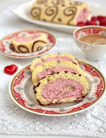 Himbeerroulade Himbeerroulade