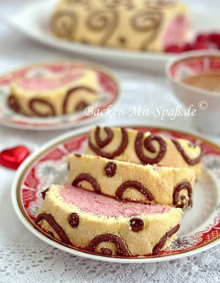 Himbeerroulade Himbeerroulade