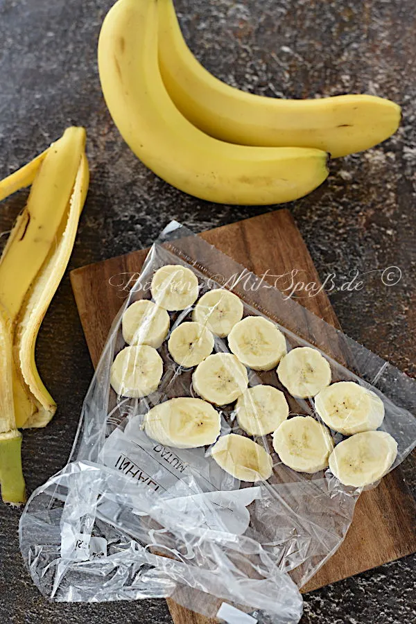 Bananen einfrieren Bananen einfrieren