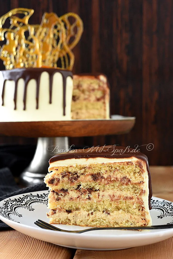 Mandeltorte mit Karamell Mandeltorte mit Karamell