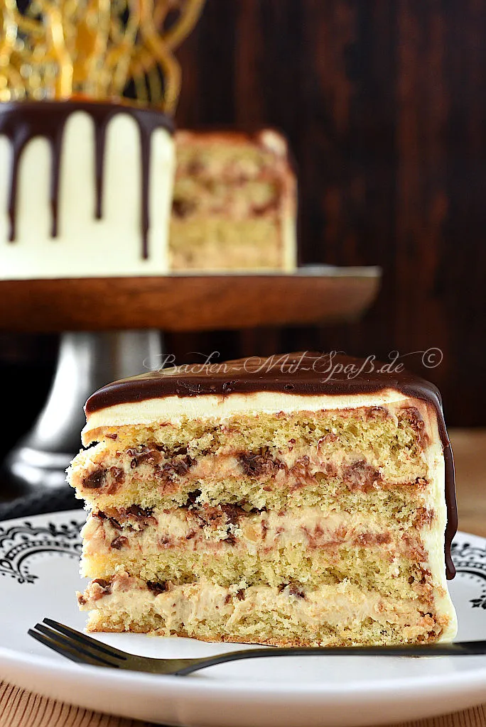 Mandeltorte mit Karamell Mandeltorte mit Karamell