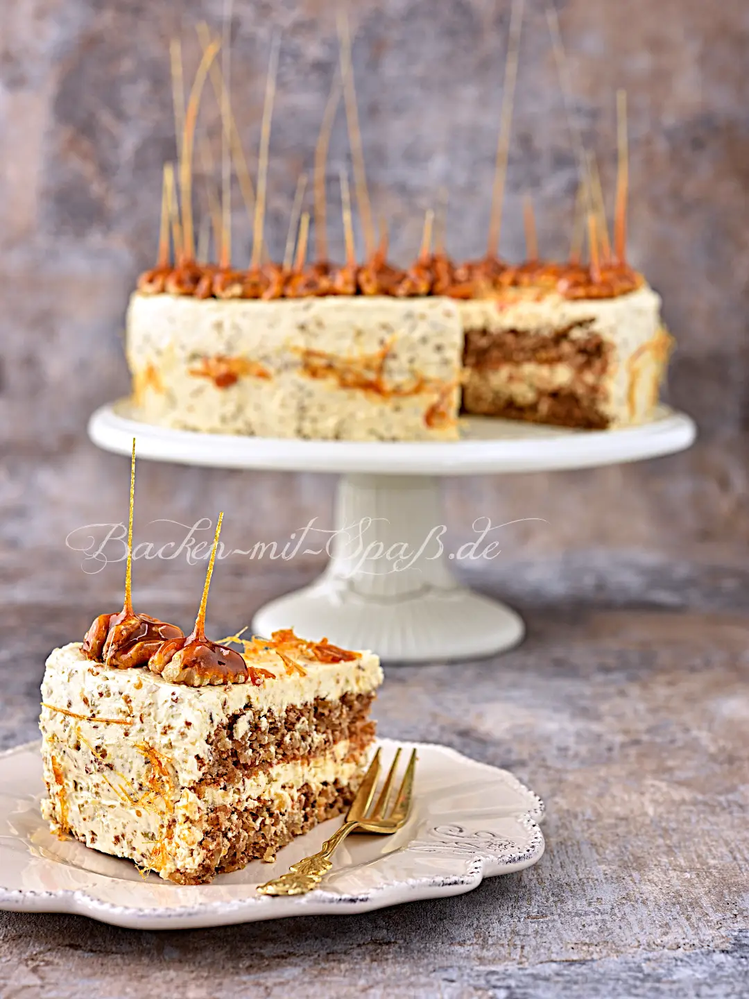 Karamell-Nuss-Torte Karamell-Nuss-Torte