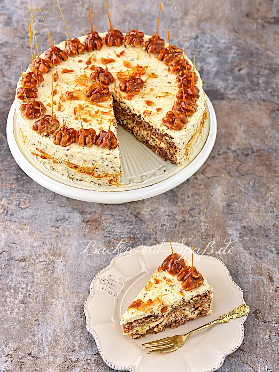 Karamell-Nuss-Torte Karamell-Nuss-Torte