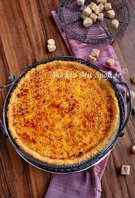 Crème brûlée Tarte Crème brûlée Tarte