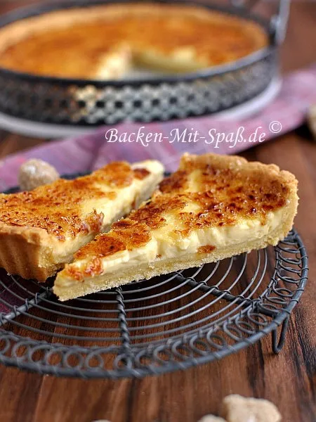 Crème brûlée Tarte Crème brûlée Tarte