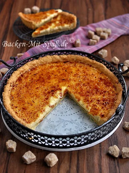 Crème brûlée Tarte Crème brûlée Tarte