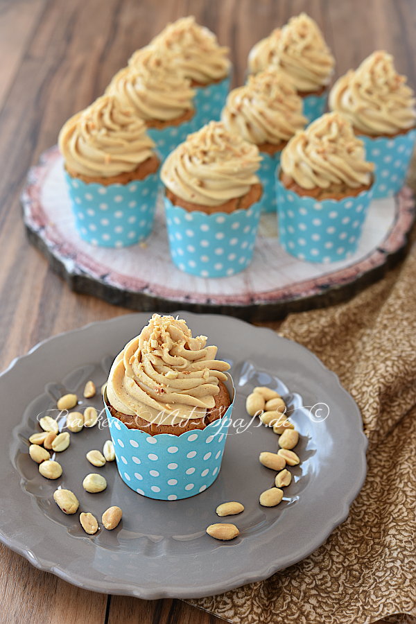 Erdnussbutter- Cupcakes