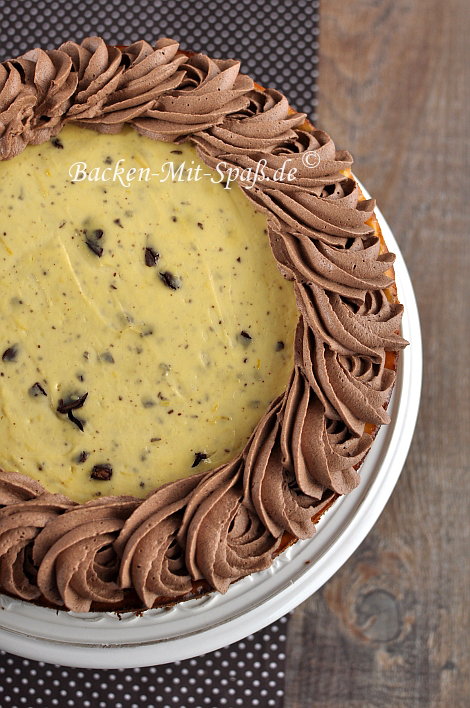 Käsekuchen mit Nuss-Schokoboden Käsekuchen mit Nuss-Schokoboden