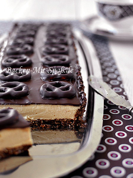 Brezel- Erdnussbutter- Tarte Brezel- Erdnussbutter- Tarte