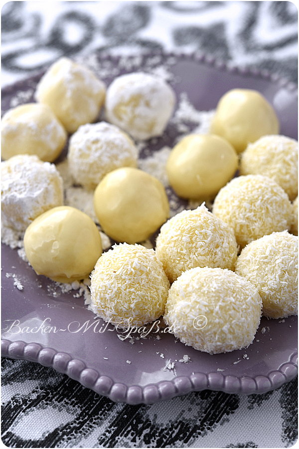 Weiße Trüffel Pralinen Weiße Trüffel Pralinen
