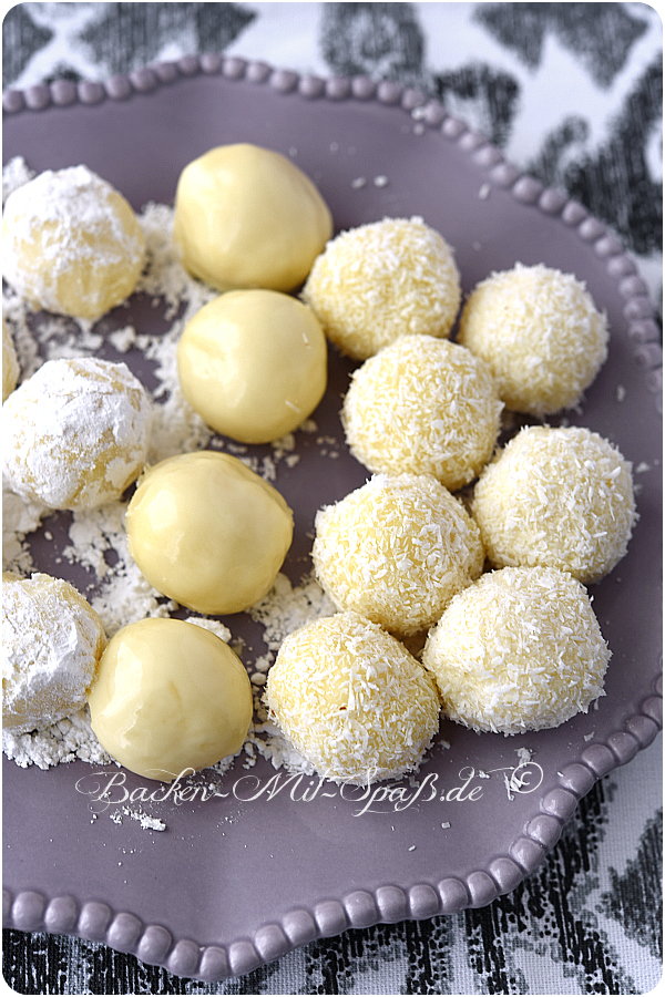 Weiße Trüffel Pralinen Weiße Trüffel Pralinen